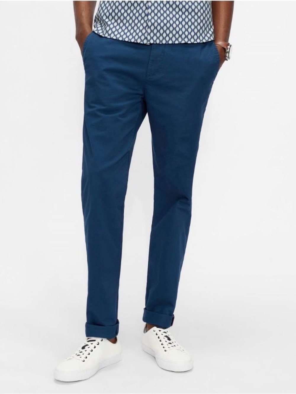 Ted Baker London Men's Dark Teal Chinos